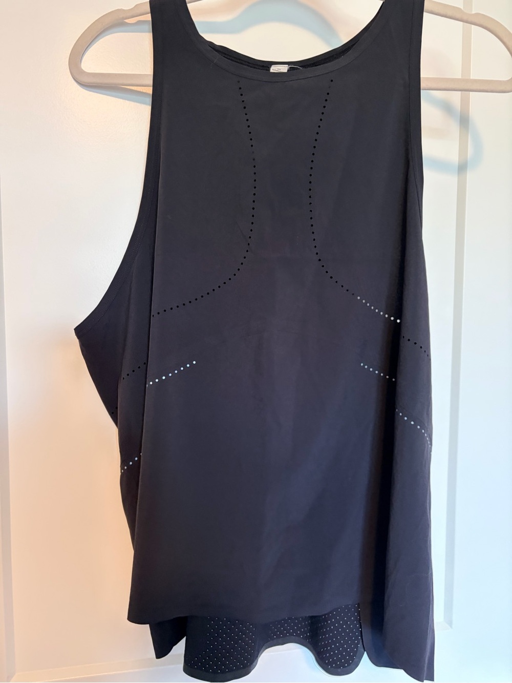 Lululemon Athletica “Find Your Pace” Black Running Tank